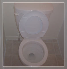 Refinished apartment bathroom toilet Apartment toilet